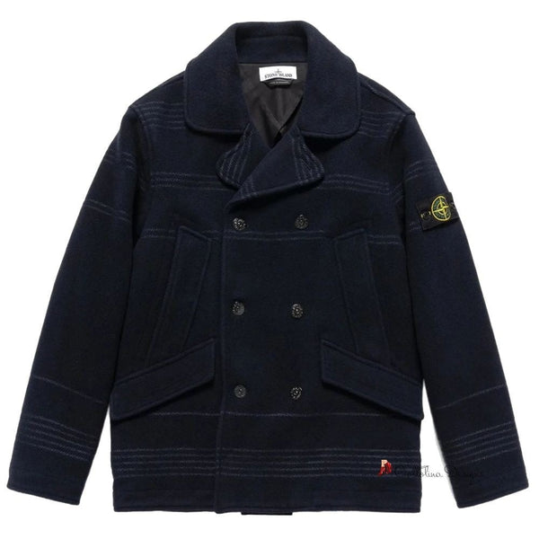 Blue Wool Vergine Jacket