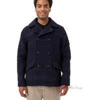 Blue Wool Vergine Jacket