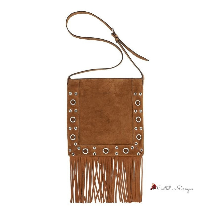 Suede leather Shoulder Bag