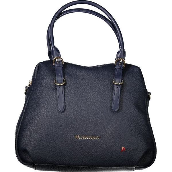 Blue Polyethylene Women Handbag