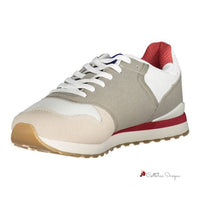 White Polyester Sneaker