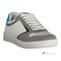 White Polyester Sneaker