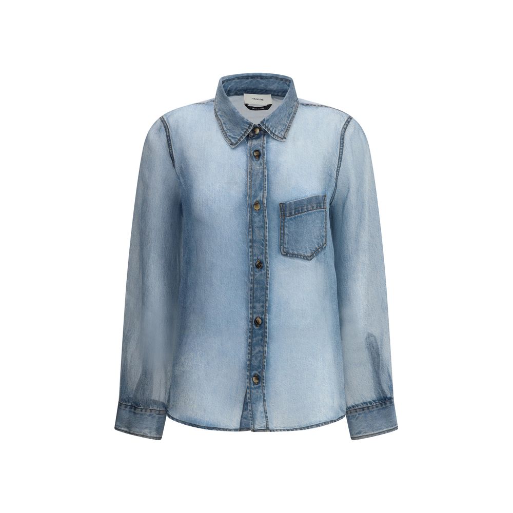 Ronda Shirt denim print