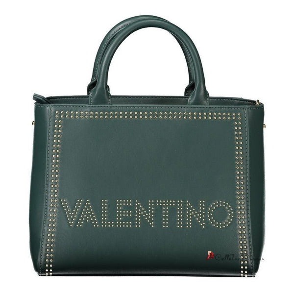 Green Polyethylene Women Handbag