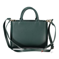 Green Polyethylene Women Handbag