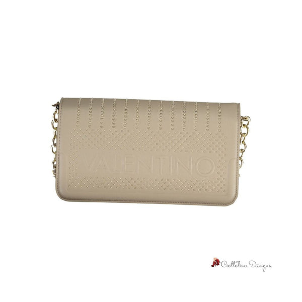 Beige Polyethylene Handbag