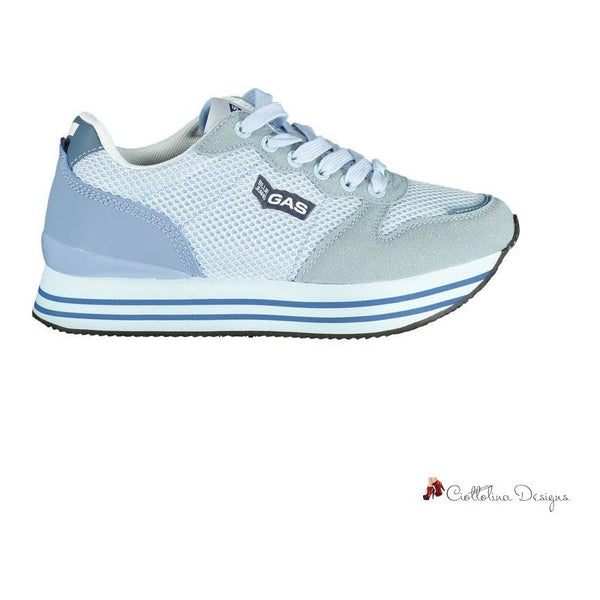 Light Blue Polyester Sneaker