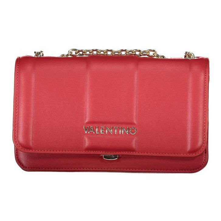 Red Polyethylene Women Handbag