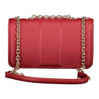 Red Polyethylene Women Handbag