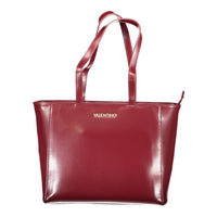 Red Polyethylene Women Handbag