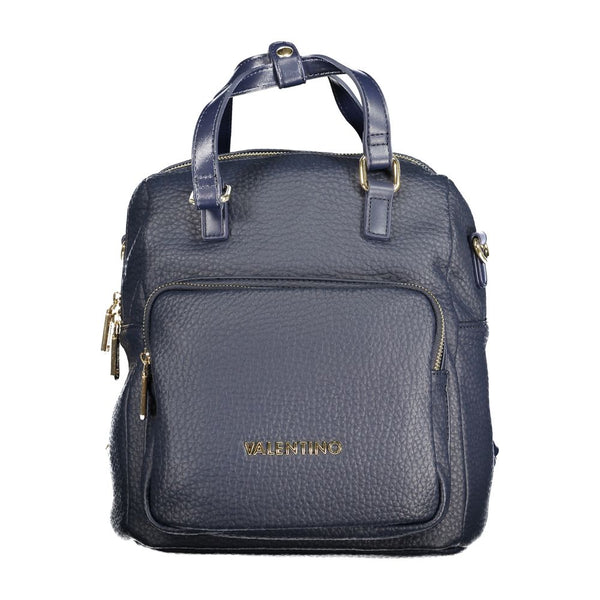 Blue Polyethylene Women Backpack