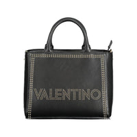 Black Polyethylene Women Handbag