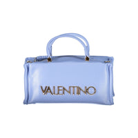 Light Blue Polyethylene Women Handbag