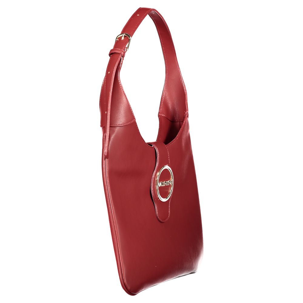 Red Polyethylene Women Handbag