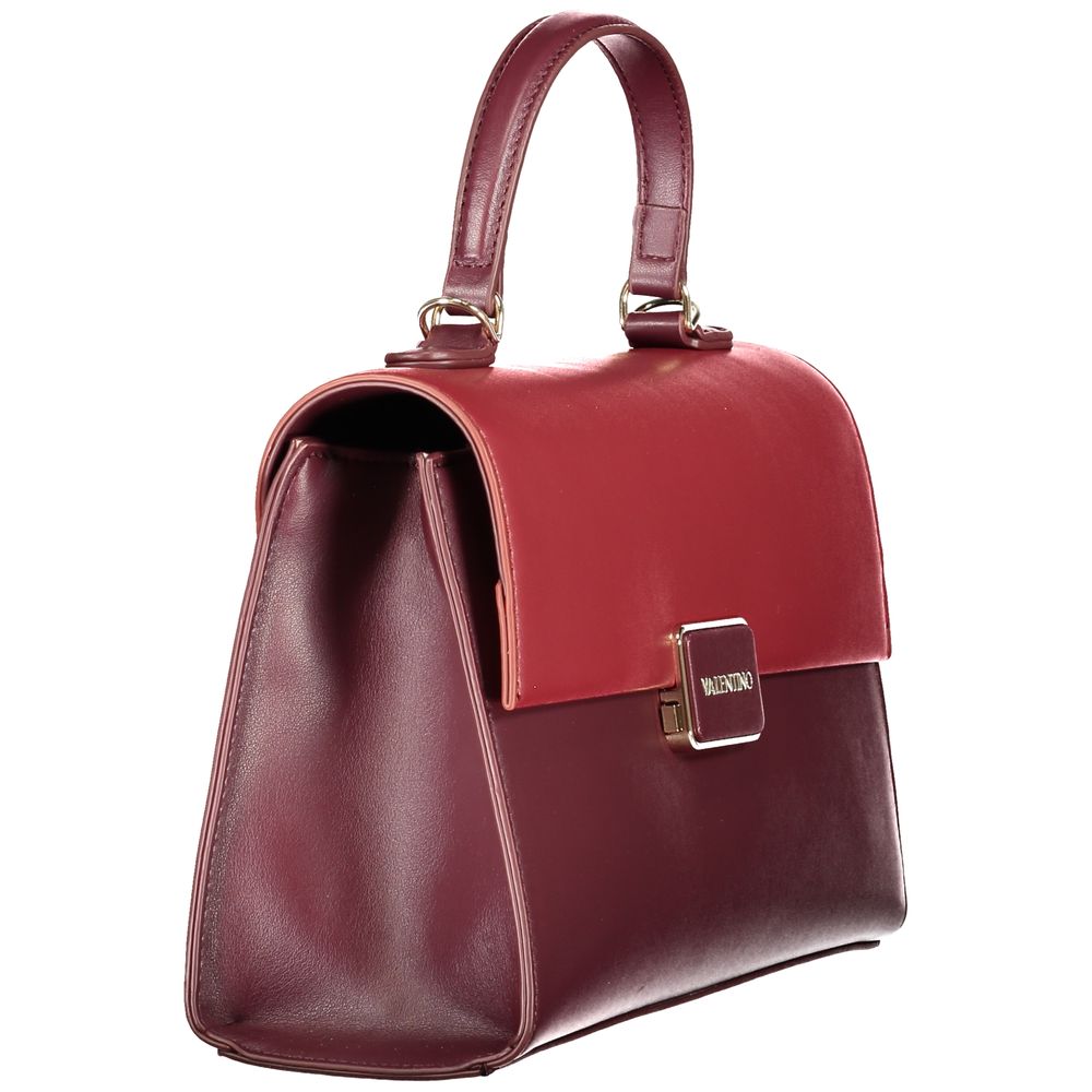 Red Polyethylene Women Handbag