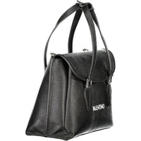 Black Polyethylene Women Handbag