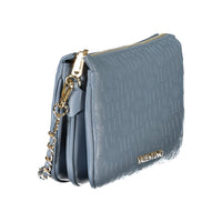 Light Blue Polyethylene Women Handbag