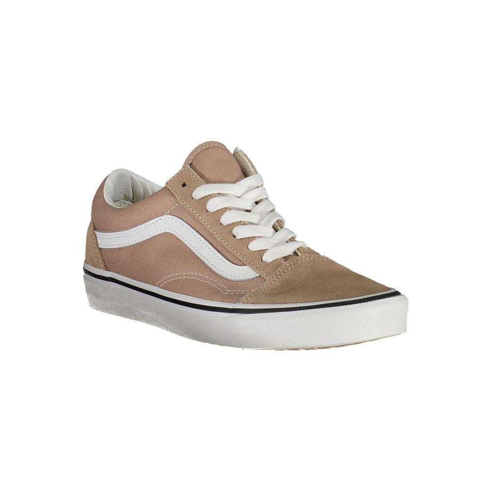 Beige Polyester Women Sneaker