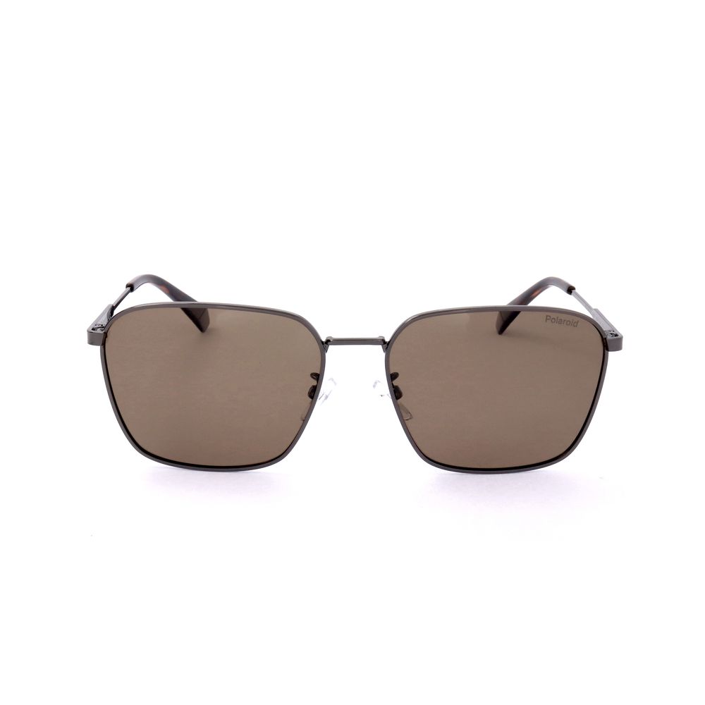 Gray Stainless Steel Sunglasses