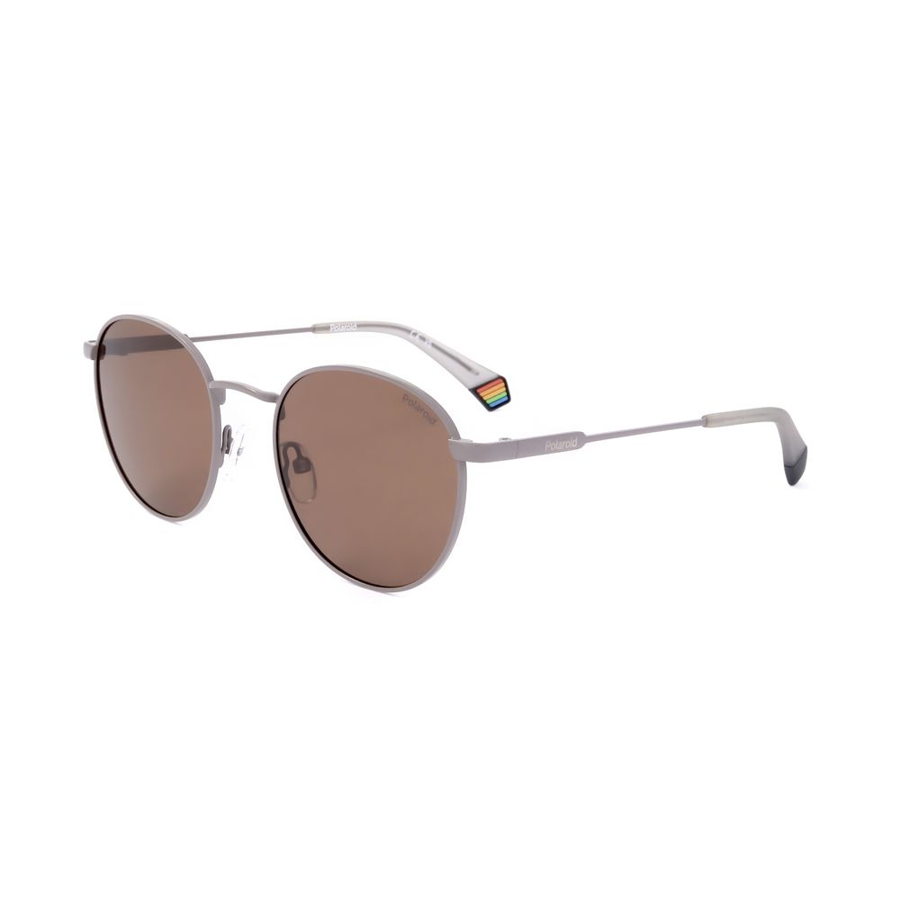 Gray Stainless Steel Sunglasses