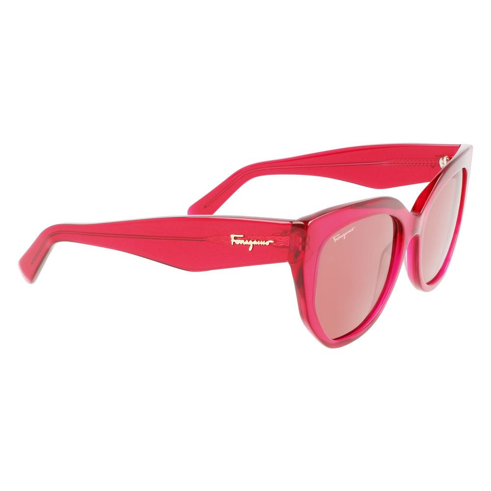 Red Acetate Sunglasses