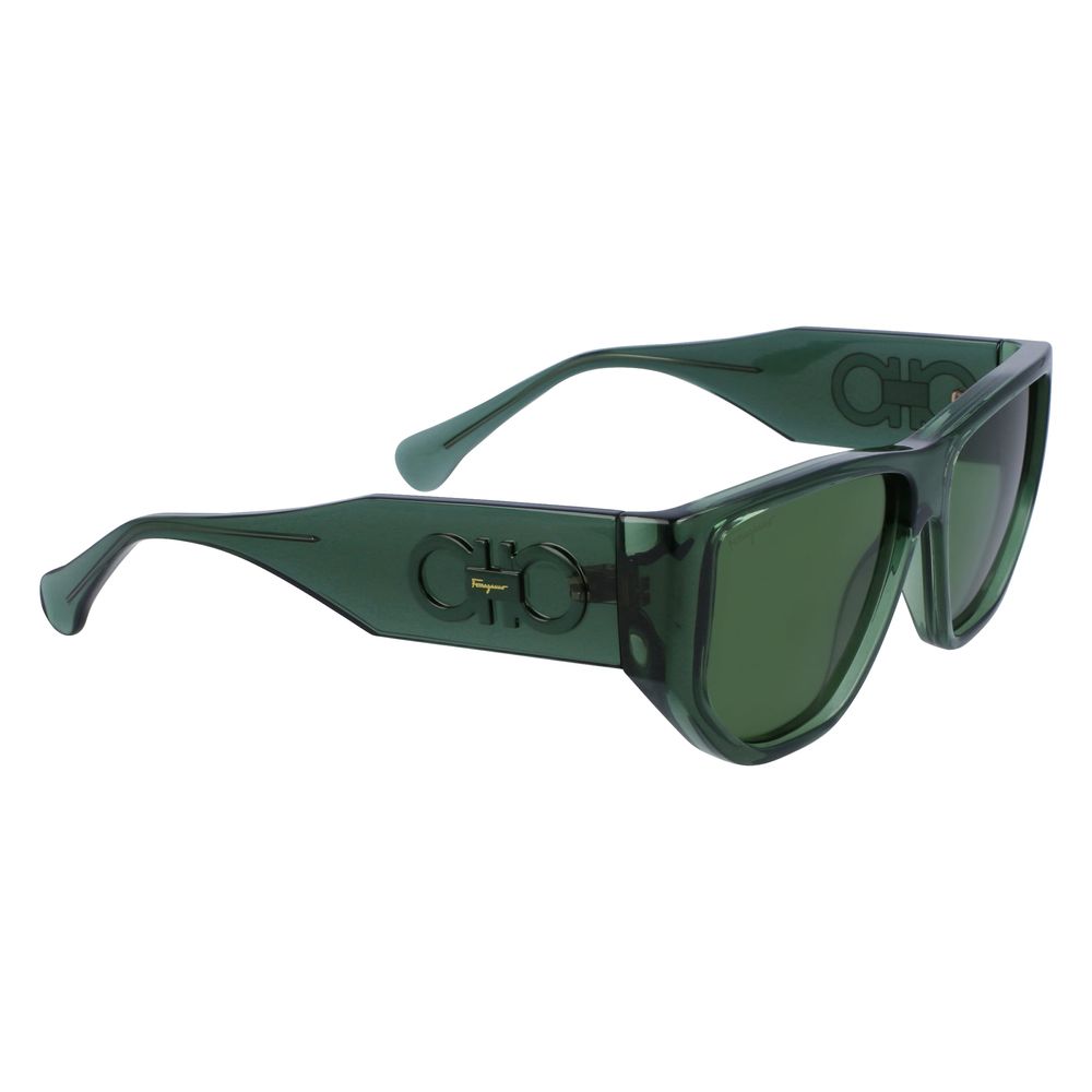 Green Injected Sunglasses