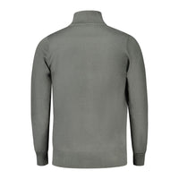 Green Viscose Men Sweater