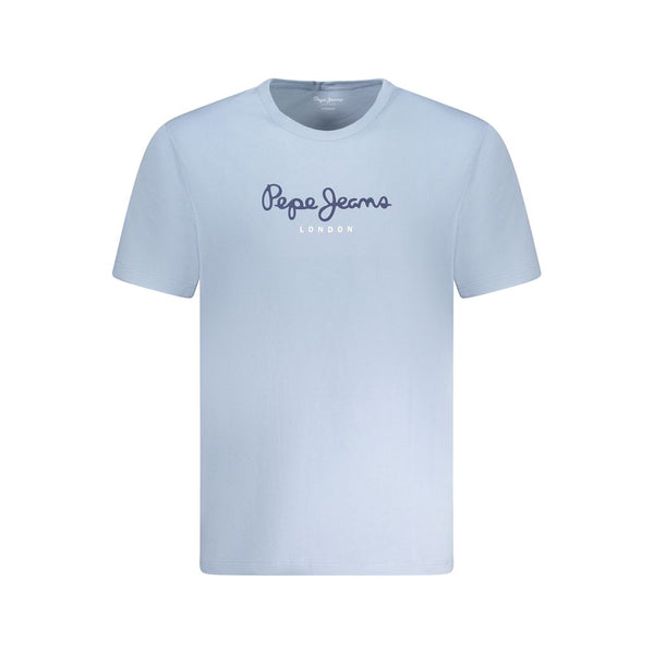 Light Blue Cotton T-Shirt