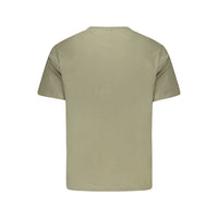 Green Cotton Men T-Shirt